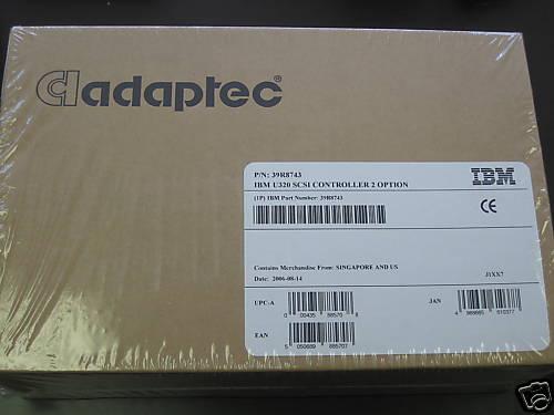 39R8743 - IBM/Adaptec Ultra320 SCSI controller 2 (PCI-X)